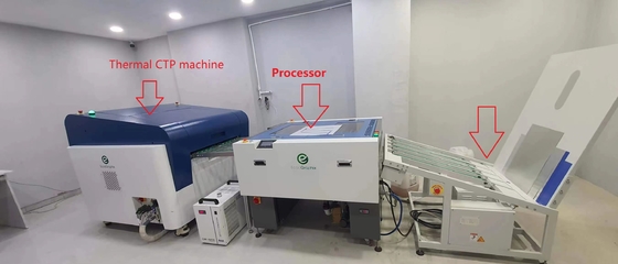 Automatischer Offsetdruck der Größen-A2 preßt System mit thermischer CTP-Maschine vor