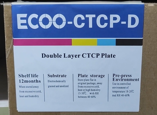 Ctcp/UV-Platte aus Aluminium, doppelschichtig, UV-beständig, für den Offsetdruck