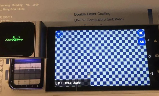 DOT-Test-Densitometer für Druckqualitätskontrolle auf Aluminium und Film