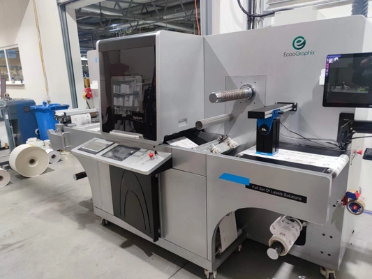 Digital Label Printing Machine für Roll-to-Roll Label Foil Stamping und Varnishing