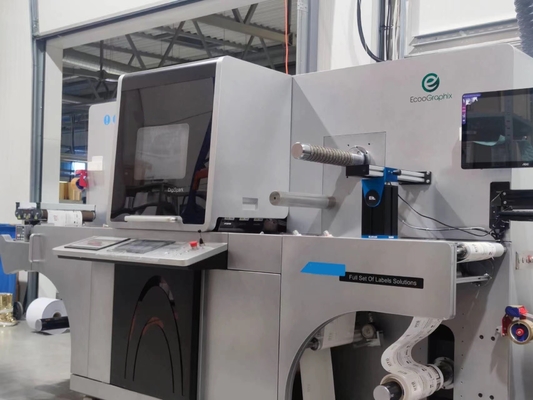 Digital Label Printing Machine für Roll-to-Roll Label Foil Stamping und Varnishing