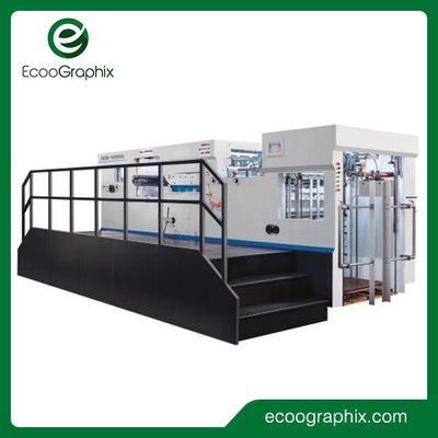 Automatische stempelschneidene Flachbettmaschine Ecoograhpix mit dem überschüssigen Abstreifen