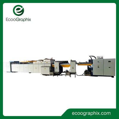 Papierglasur-Gesamt-UV-Lackbeschichtungsmaschine 25 - 80 m/Min