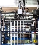 Papierglasur-Gesamt-UV-Lackbeschichtungsmaschine 25 - 80 m/Min
