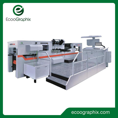 Automatische großformatige Folienpräge-Stanzmaschine mit 7000 Blatt pro Stunde