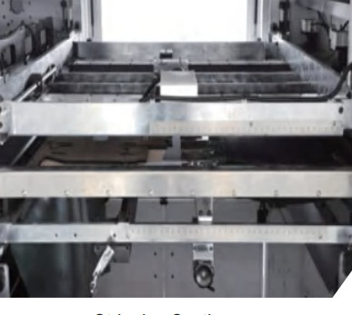 1650 x 1200mm automatischer gewölbter Kasten-stempelschneidene Maschine mit dem Abstreifen