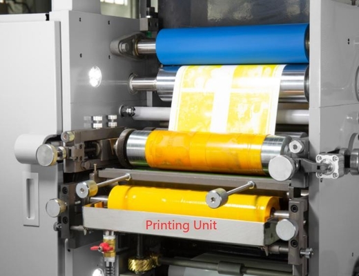 Automatische selbstklebende Thermopapieretiketten-Flexodruckmaschinen 60 m/min