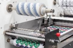 Automatische selbstklebende Thermopapieretiketten-Flexodruckmaschinen 60 m/min