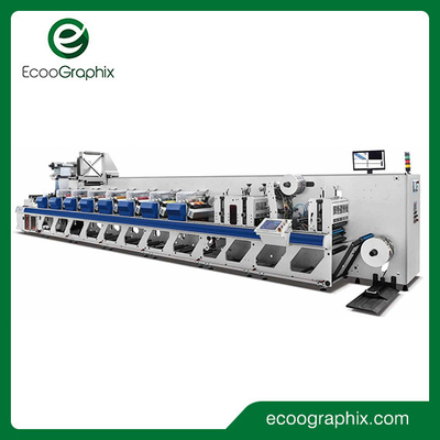 Hochgeschwindigkeits-Flexodrucker mit vollständig servogesteuertem, modularem 8-Farben-Drucker und beweglichem Touchscreen
