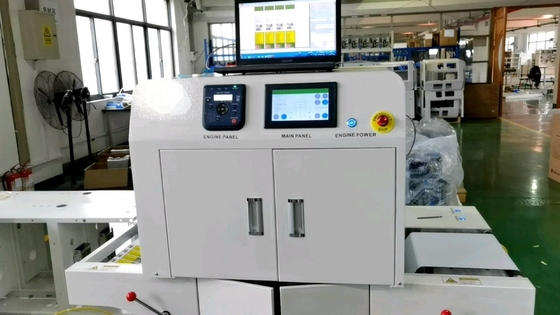Digitale Rolle-zu-Rolle-Etikettendruckmaschine 1200 x 2400 dpi, 4 Farben