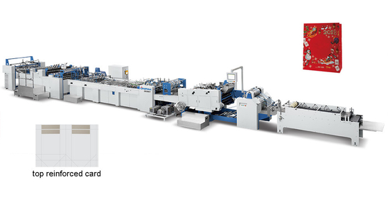untere Papiertüte des Quadrat-300gsm, die Maschine mit verstärkter Karte herstellt