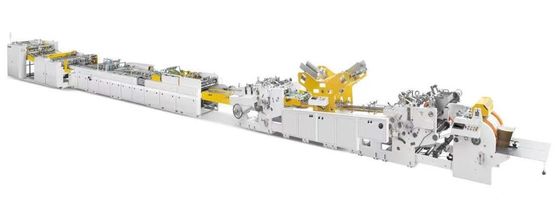 180-350gm Blatt Quadrat Boden Einkaufspapier Tasche Formierung Maschine mit Griff Löcher