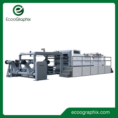 Papierrolle Sheeter und Blatt-Papierschneidemaschine mit dem Aufschlitzen und der Zutaten