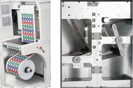 Digitale Etikettendruckmaschine 30 Fuß/Min. 4-Farben-Rolle-zu-Rolle, einfach zu bedienen