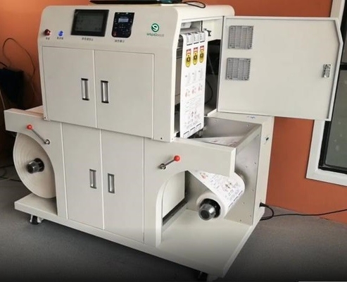 Digitale Etikettendruckmaschine 30 Fuß/Min. 4-Farben-Rolle-zu-Rolle, einfach zu bedienen
