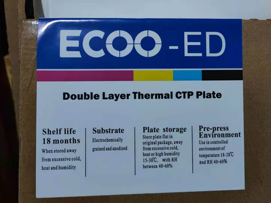 Doppelschichtige Thermo-CTP-Platte für den Offsetdruck aus Aluminium mit hoher Empfindlichkeit