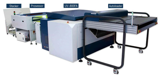 Automatische thermische CTP-Plattenherstellungsmaschine mit 32-Kanal-Bildgebungssystem, 2400 dpi Auflösung und 16 Platten pro Stunde
