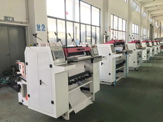 Automatische aufschlitzende Rückspulenmaschine für Thermopapier Ecoographix 110m/Min