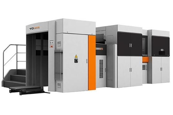 Ecoographix Automatische Druckmaschine zum Schneiden und Stempeln von Hot Foil mit Strippen