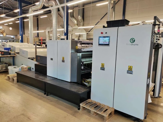 44 Kw 1060mm Format Spot UV Lackiermaschine Hochgeschwindigkeit mit Anilox