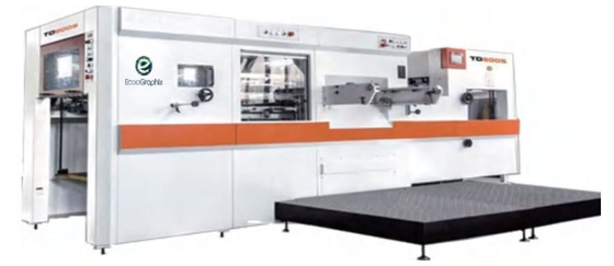 TD800S Kartonvorpressausrüstung mit Stripping Flatbed Die Cutting Machine