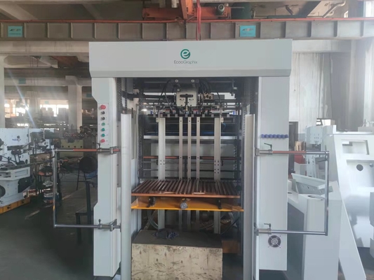 Vollautomatische Flachbett-Druckschneidmaschine mit Abfallentfernung
