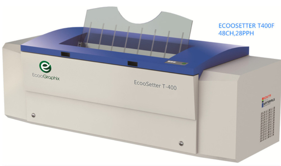 OEM 28 Kanal A2 Größe Thermal CTP Plattenmaschine 1200dpi Einfach zu bedienen