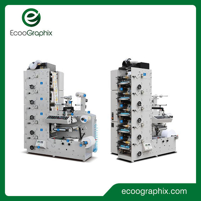 Flexographischer UV-Etikettendrucker mit keramischem Aniloxzylinder