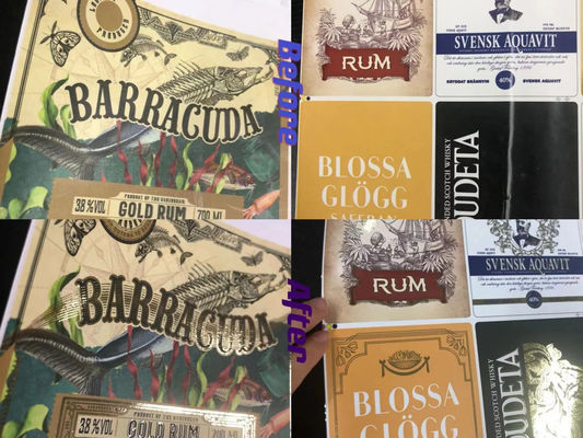 EcooGraphix Digital Label Lackierung und Folie Stamping Maschine Etiketten Verzierung Ausrüstung