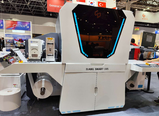 Etikett-Smart UV-Tintenstrahlmaschine Cmyk Vollfarb-Digitaletikettdruckmaschine