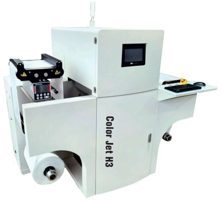 Roll-to-Roll-Fütterungs-CMYK-Digital Inkjet-Etikettendruckmaschine für einfache Bedienung