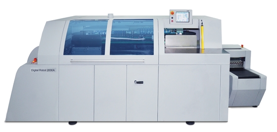 140-450 mm Digitale Buchklebmaschine mit 4 Klammern