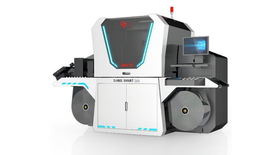 Vollfarbige 80-330 mm breite Inkjet-Digitaletikettendruckmaschine