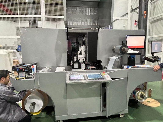 Ecoo Digital Foil Stamping Lackierung Etikett Verstärkung Maschine