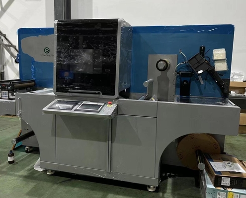 Roll-to-Roll-Folien-Stampen- und Lackiermaschine Digitale Etikettenvergrößerung Drucker