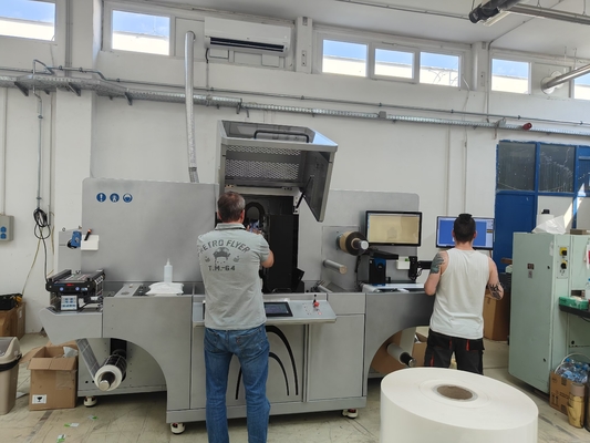 EcooSpark UV-Piezo-LED-Härtung Digitaletikettdruckmaschine Effizienzsteigerung