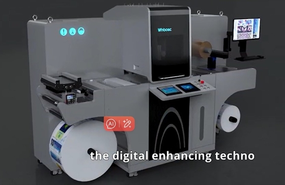 Ecoospark UV Piezo Inkjet Label Roll Verzierungsmaschine Perfekte Lösung für verbesserte Effekte