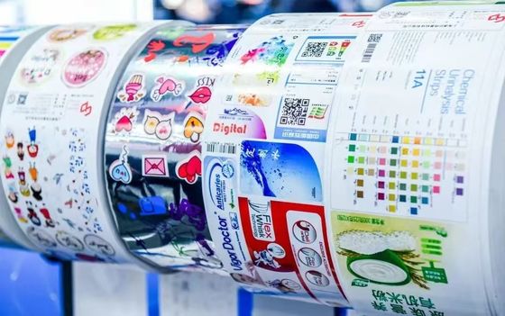 216 mm digitale UV-Etikettendruckmaschine mit 1200*600 dpi Auflösung und Druckgeschwindigkeit von 10 m/min - 75 m/min