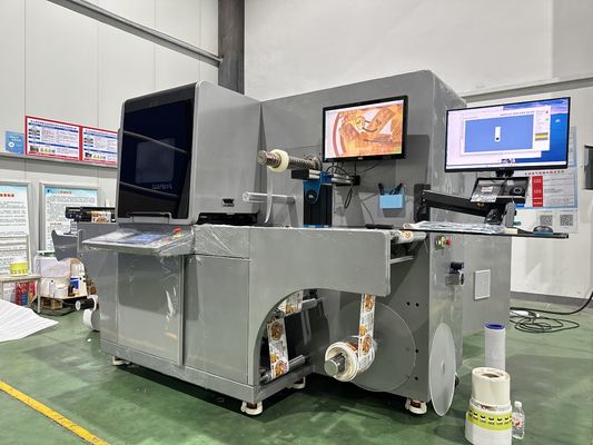 Digitale Verzierungsmaschine mit max. 60 m/min Geschwindigkeit 360*360 dpi Auflösung und 10-50 Mikro Lackschichtdicke