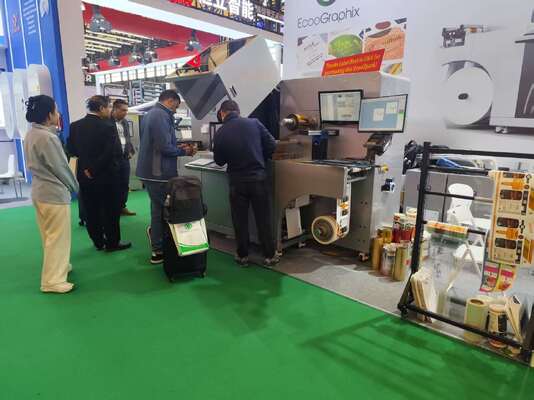 Digitale Rotations-UV-Lackdruckmaschine und Kaltfolienmaschine