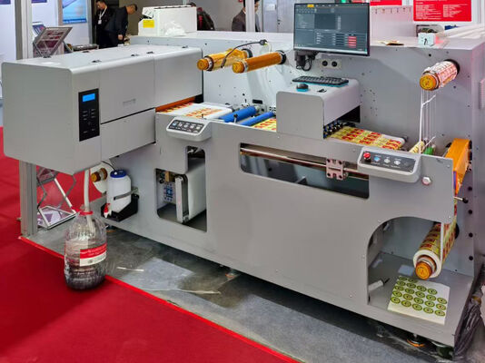 Automatische digitale Etikettendruck- und Schneidemaschine mit kleiner Leistung