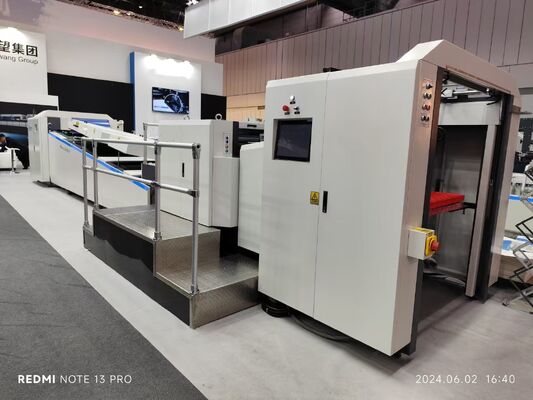 A0 Kartonpapierblatt UV-Punkte Lack Beschichtung Poliermaschine HIS1450
