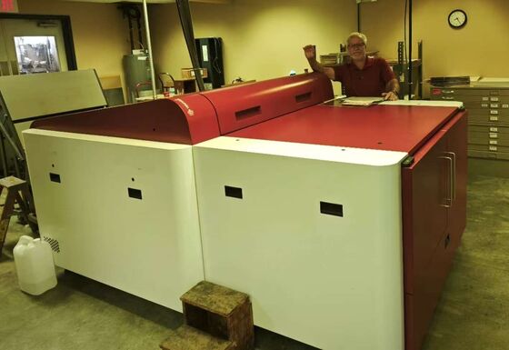 Automatische A1-Online-Zeitungsmaschine mit 45 Platten pro Stunde und 256-Kanal-Laser-Autoloader-System