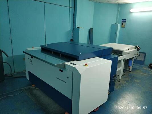 256 Kanäle, Computer zum Offsetdruck, Thermoplatten-CTP-Maschine, 55 Platten pro Stunde und automatische Plattenbeladung, quadratische Punkte