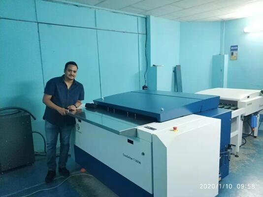 256 Kanäle, Computer zum Offsetdruck, Thermoplatten-CTP-Maschine, 55 Platten pro Stunde und automatische Plattenbeladung, quadratische Punkte