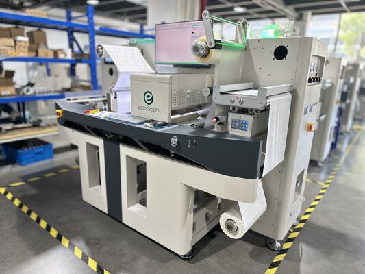 330 mm digitale Stanzmaschine für Rollenetiketten mit Motormesser