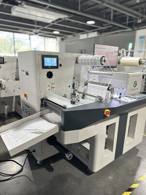 330 mm digitale Stanzmaschine für Rollenetiketten mit Motormesser