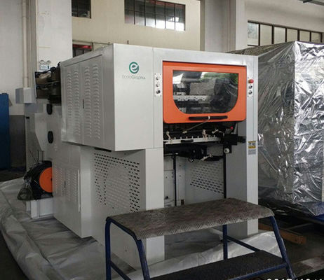 Aufkleber-Karten-heiße Folien-stempelnde und stempelschneidene Maschine mit dem automatischen Abstreifen