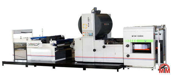 Wasserbasierter Kleber-automatische Flöten-Laminiermaschine MTM