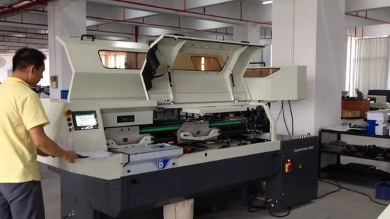 Schnelle Klammern-Digital-Roboter-Buchbindungs-Maschine kundengebundener Druck der Einrichtungs-4